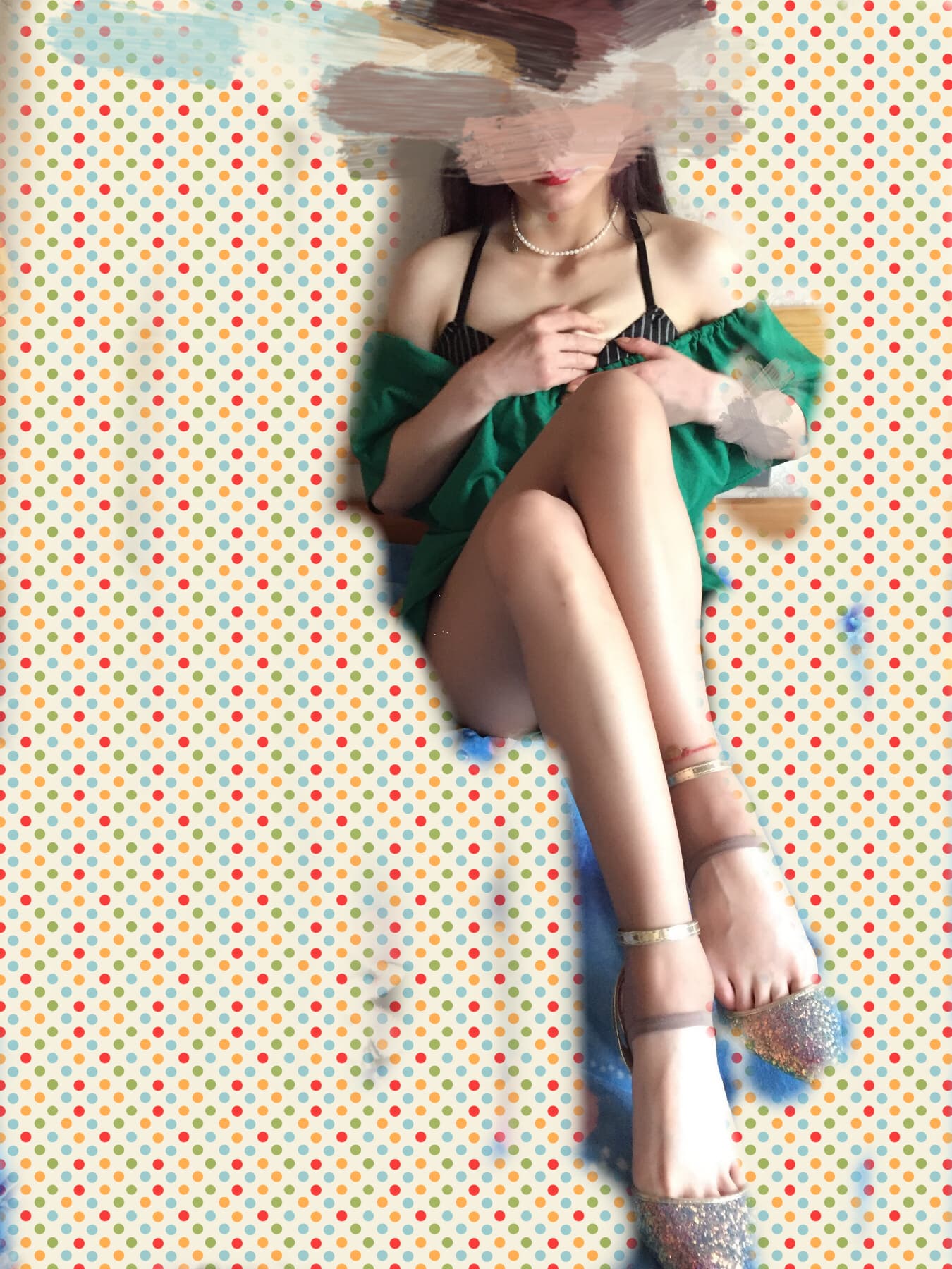 Three-quarter shot of legs wearing stirrup tights, strap underfoot visible, highlighting arch, ankle, and exposed toes in warm light.